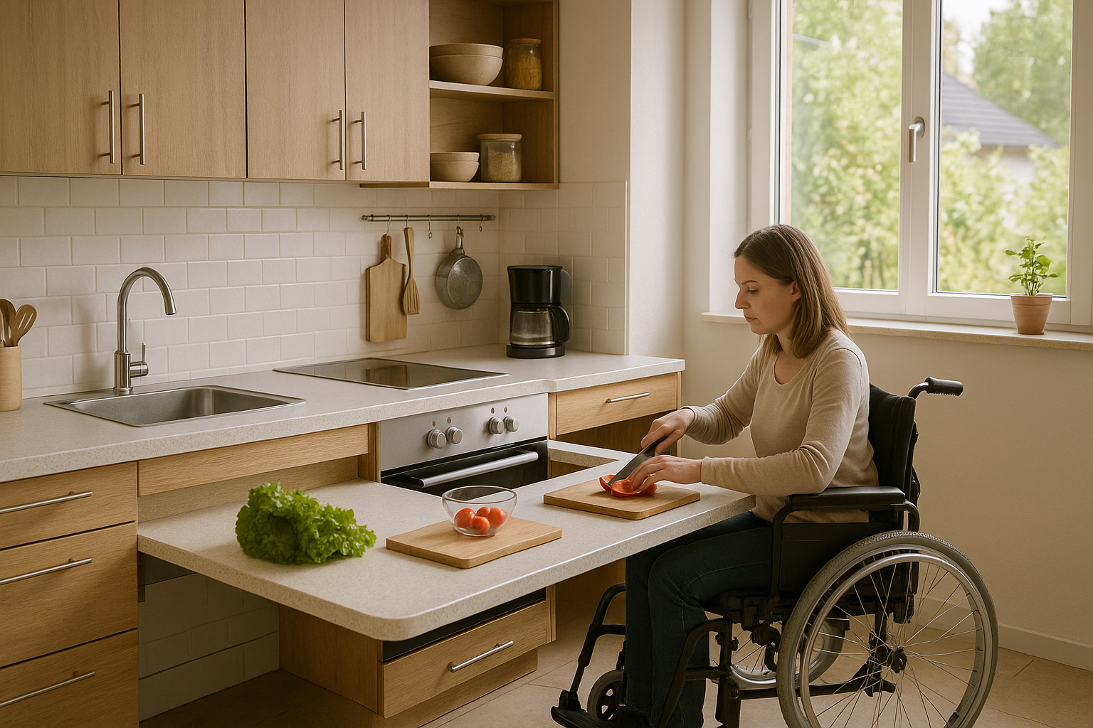 Kitchen Layout Modifications for Wheelchair Access